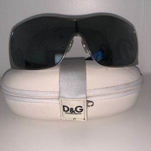Vintage Dolce and Gabbana sunglasses in silver